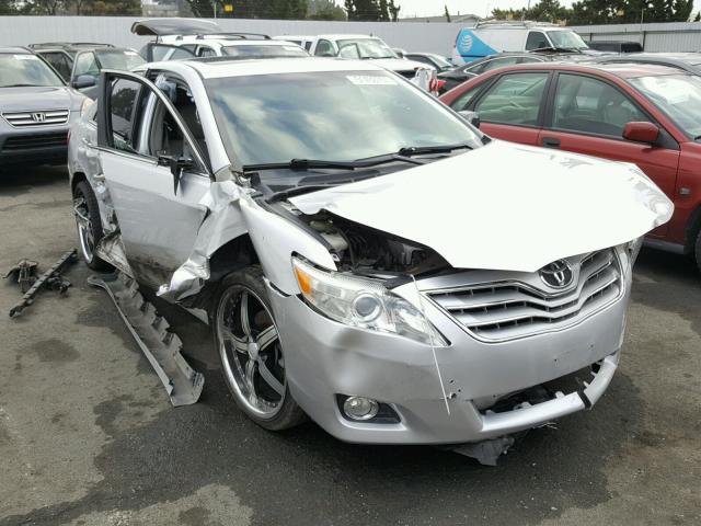 4T1BK3EK7AU100536 - 2010 TOYOTA CAMRY SE SILVER photo 1