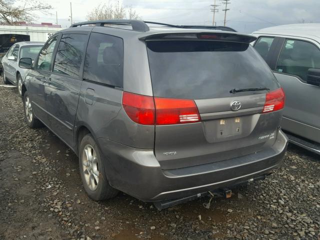 5TDBA22C75S052187 - 2005 TOYOTA SIENNA XLE GRAY photo 3