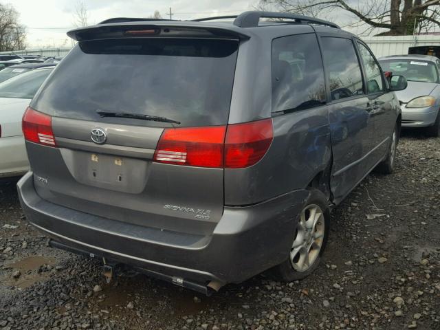 5TDBA22C75S052187 - 2005 TOYOTA SIENNA XLE GRAY photo 4