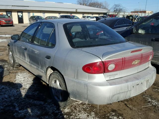 1G1JC52F357142358 - 2005 CHEVROLET CAVALIER SILVER photo 3