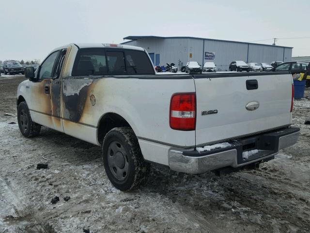 1FTRF12247KC65562 - 2007 FORD F150 WHITE photo 3