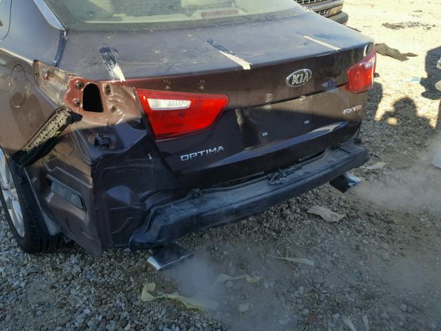 5XXGN4A7XEG283225 - 2014 KIA OPTIMA EX PURPLE photo 9