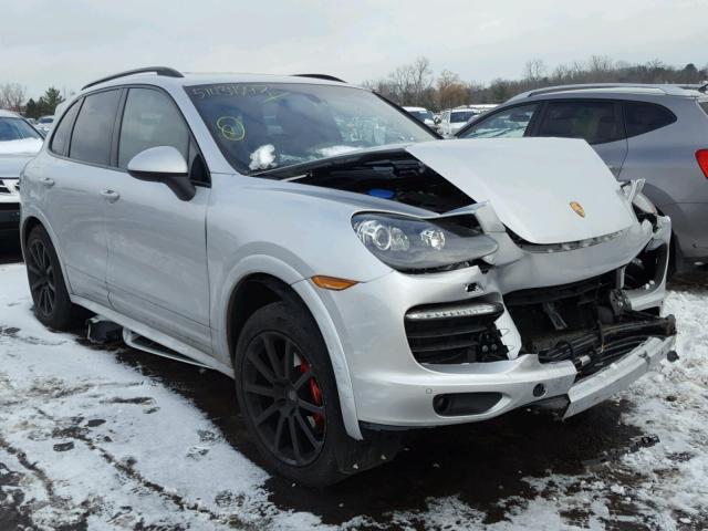 WP1AD2A23ELA77051 - 2014 PORSCHE CAYENNE GT SILVER photo 1