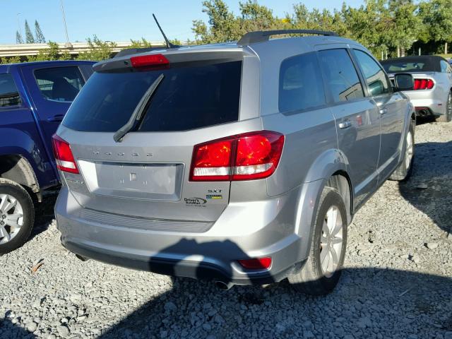 3C4PDCBG2FT551976 - 2015 DODGE JOURNEY SX SILVER photo 4