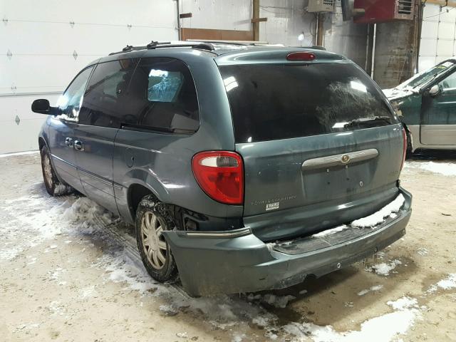 2C4GP54L45R536572 - 2005 CHRYSLER TOWN & COU GREEN photo 3