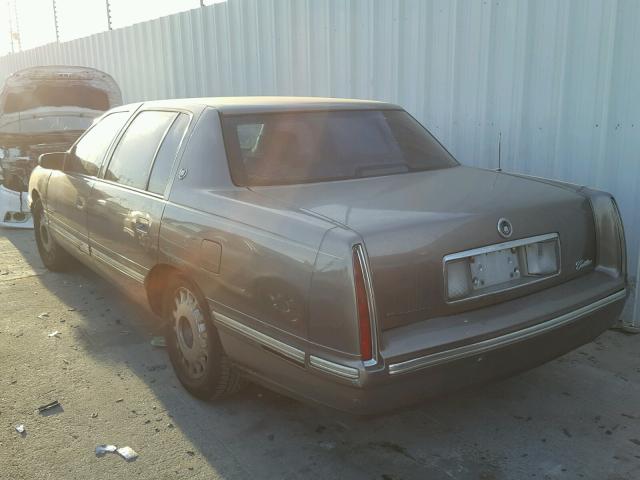 1G6KD54Y3XU714608 - 1999 CADILLAC DEVILLE GRAY photo 3