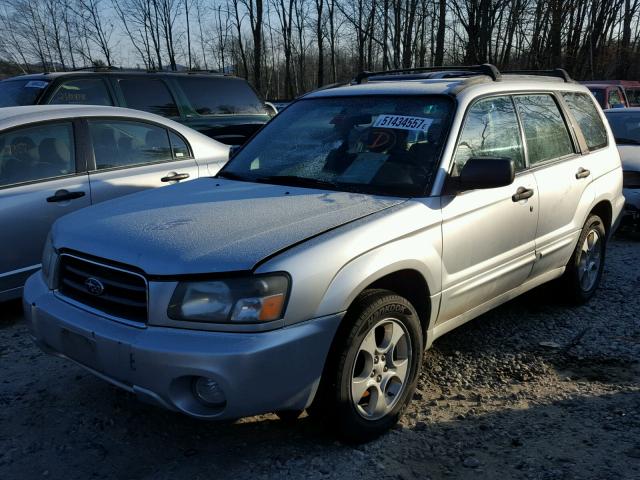 JF1SG65654H748549 - 2004 SUBARU FORESTER 2 SILVER photo 2