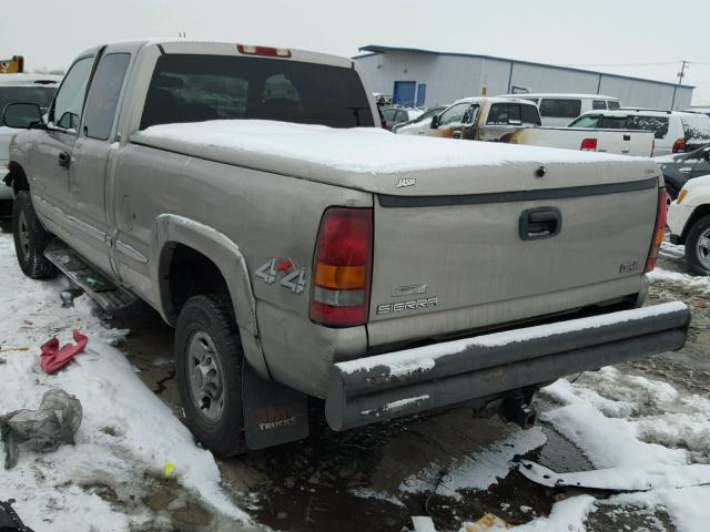 1GTHK29G81E337707 - 2001 GMC SIERRA K25 BEIGE photo 3