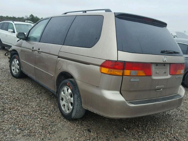 5FNRL18674B042184 - 2004 HONDA ODYSSEY EX BROWN photo 3