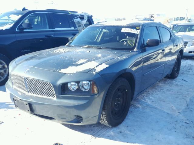 2B3LA43RX6H349586 - 2006 DODGE CHARGER SE BLUE photo 2