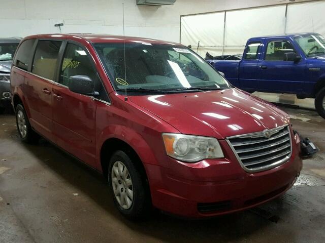 2A8HR44E19R503215 - 2009 CHRYSLER TOWN & COU RED photo 1