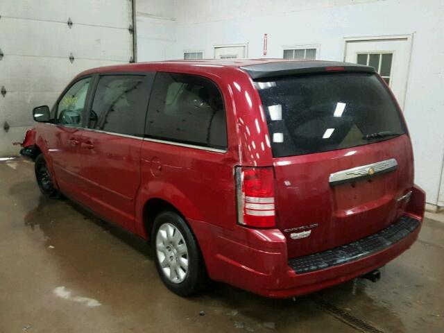 2A8HR44E19R503215 - 2009 CHRYSLER TOWN & COU RED photo 3