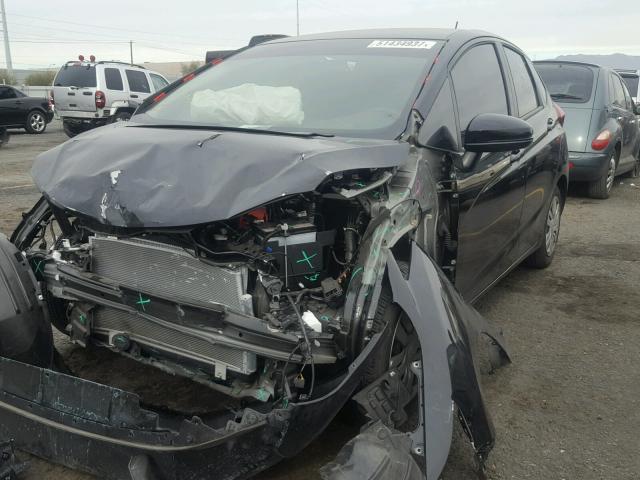 JHMGK5H56GS006324 - 2016 HONDA FIT LX Noir photo 2