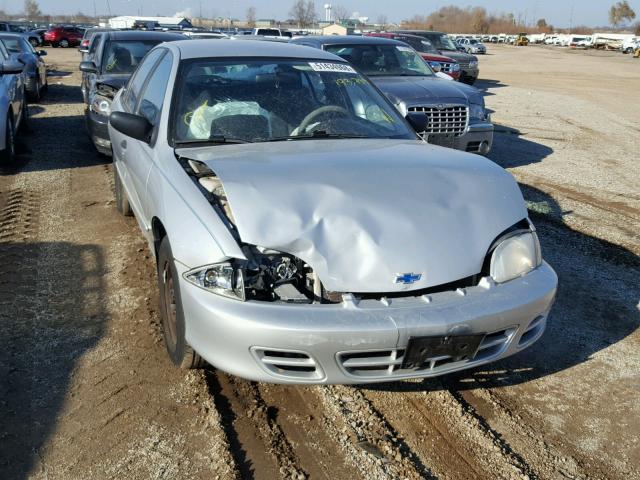 1G1JC524017196709 - 2001 CHEVROLET CAVALIER B SILVER photo 1