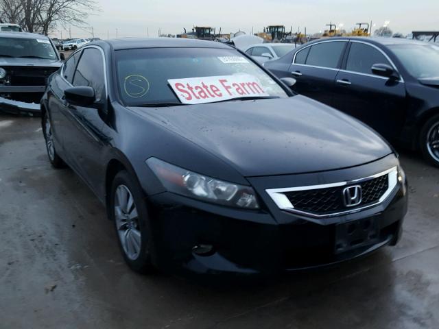 1HGCS1B75AA013024 - 2010 HONDA ACCORD EX BLACK photo 1