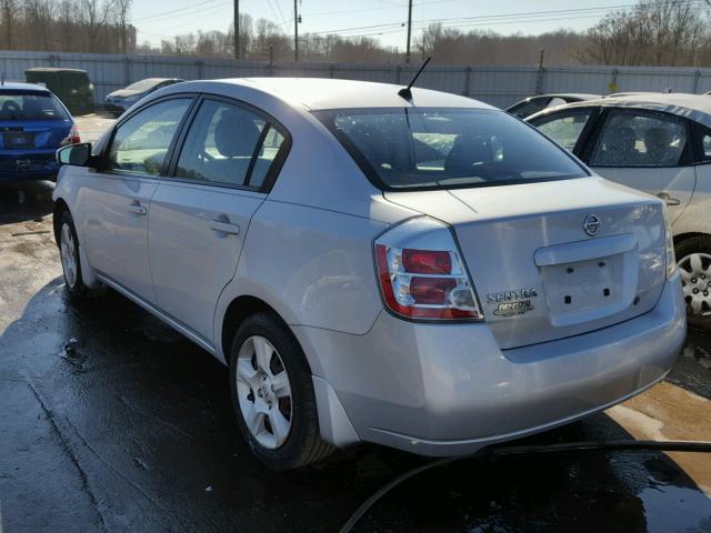 3N1AB61E78L743932 - 2008 NISSAN SENTRA 2.0 SILVER photo 3