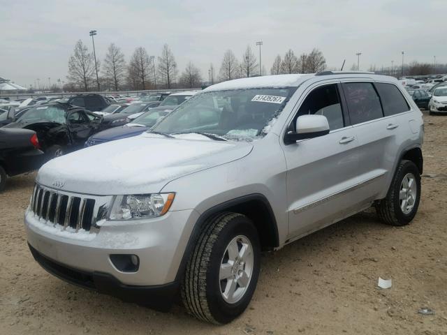 1J4RR4GG8BC555328 - 2011 JEEP GRAND CHER SILVER photo 2