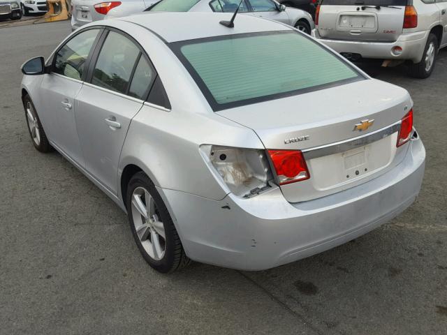 1G1PG5SC1C7114396 - 2012 CHEVROLET CRUZE LT SILVER photo 3