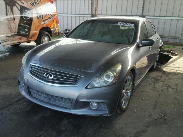 JN1CV6AP4CM626163 - 2012 INFINITI G37 BASE GRAY photo 2