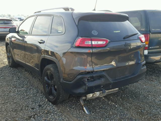 1C4PJLCB7GW126406 - 2016 JEEP CHEROKEE L CHARCOAL photo 3