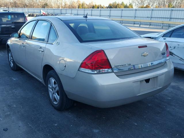 2G1WB58K489241898 - 2008 CHEVROLET IMPALA LS BEIGE photo 3