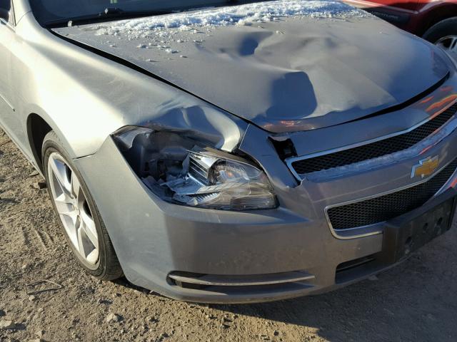 1G1ZG57B494265445 - 2009 CHEVROLET MALIBU LS BLUE photo 9