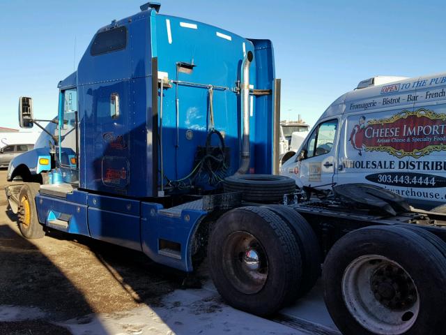 1XKADB9X07J195451 - 2007 KENWORTH CONSTRUCTI BLUE photo 3