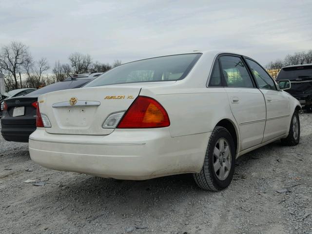 4T1BF28B7YU063315 - 2000 TOYOTA AVALON XL WHITE photo 4