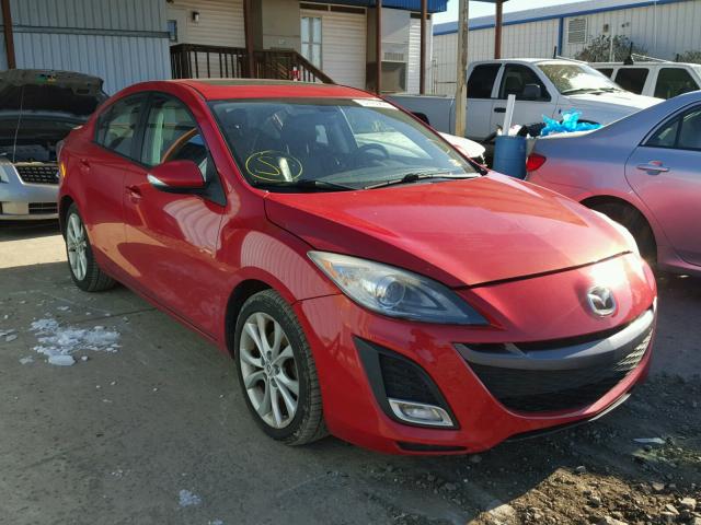 JM1BL1S69A1133827 - 2010 MAZDA 3 S RED photo 1