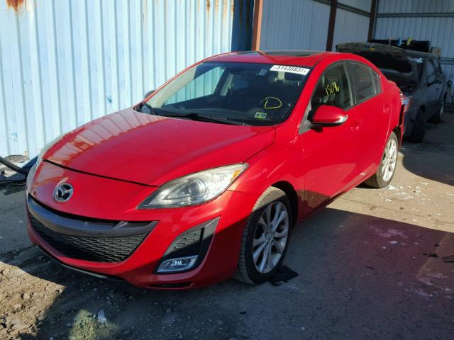 JM1BL1S69A1133827 - 2010 MAZDA 3 S RED photo 2