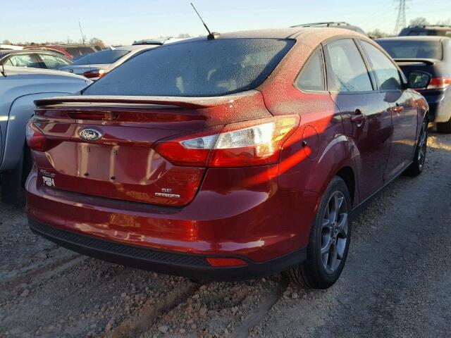 1FADP3F23EL324479 - 2014 FORD FOCUS SE RED photo 4