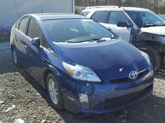 JTDKN3DU7B0258558 - 2011 TOYOTA PRIUS BLUE photo 1