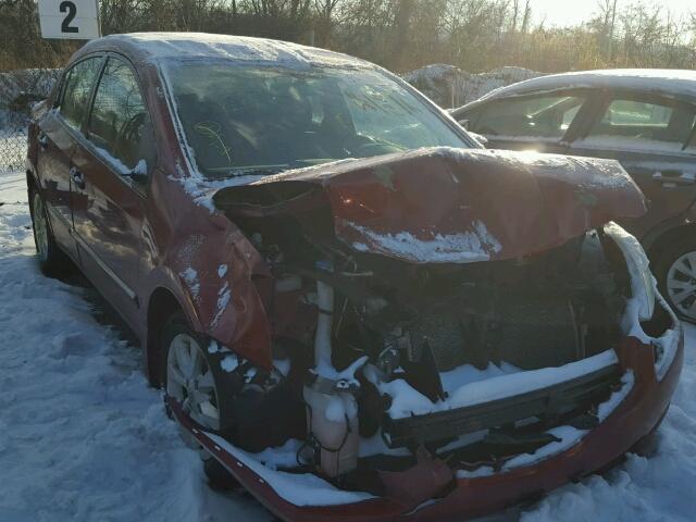 3N1AB6AP0AL687453 - 2010 NISSAN SENTRA RED photo 1