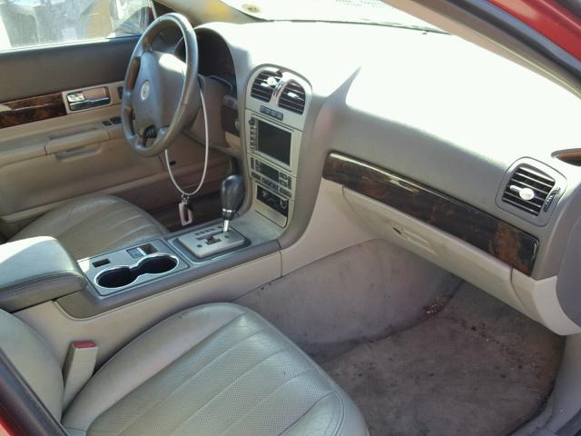 1LNHM87A94Y631823 - 2004 LINCOLN LS RED photo 5