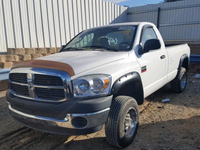 3D7KS26D27G791989 - 2007 DODGE RAM 2500 S თეთრი ფოტო 2