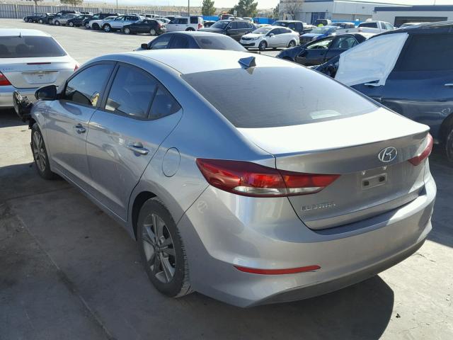 5NPD84LF4HH154713 - 2017 HYUNDAI ELANTRA SE SILVER photo 3