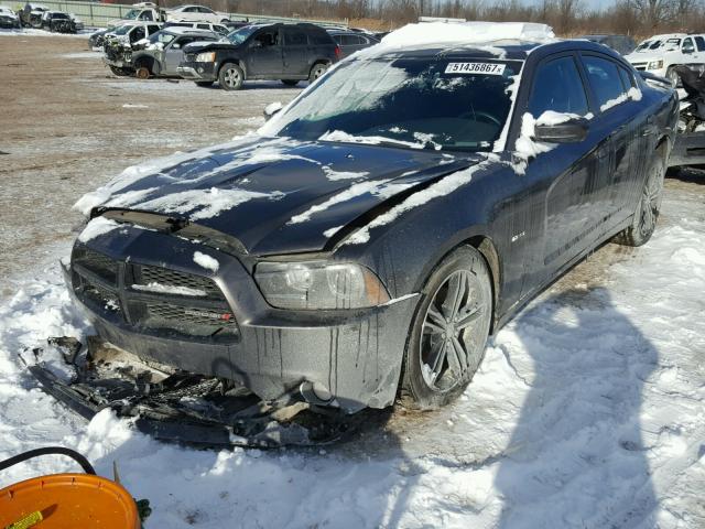 2C3CDXDT1EH335239 - 2014 DODGE CHARGER R/ BLACK photo 2