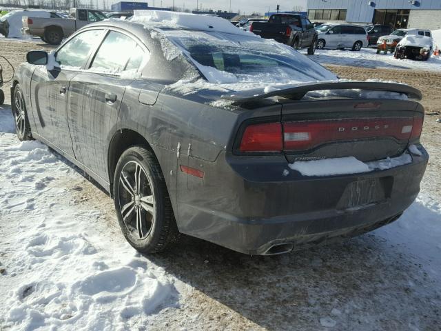 2C3CDXDT1EH335239 - 2014 DODGE CHARGER R/ BLACK photo 3