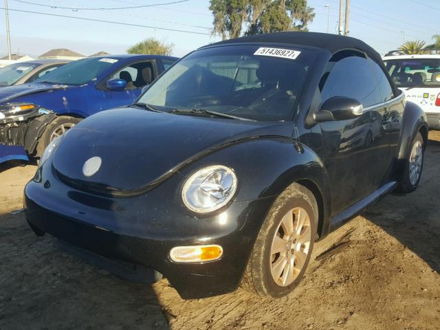 3VWCM31Y85M311278 - 2005 VOLKSWAGEN NEW BEETLE 黑色 照片 2