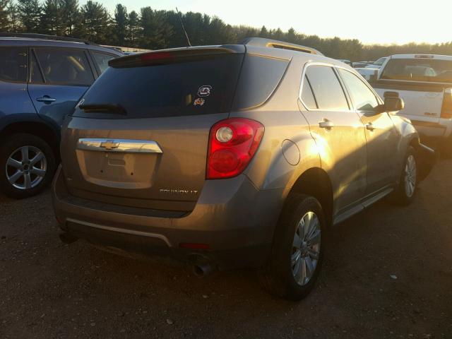 2CNFLNE5XB6449081 - 2011 CHEVROLET EQUINOX LT GRAY photo 4