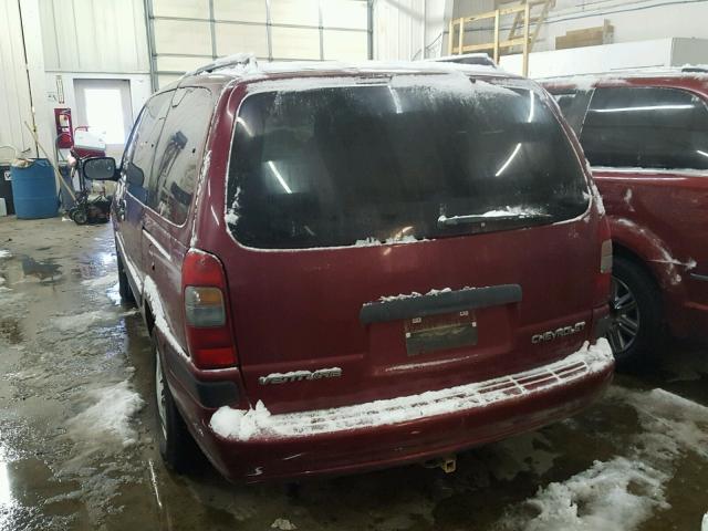 1GNDX03E04D171387 - 2004 CHEVROLET VENTURE MAROON photo 3