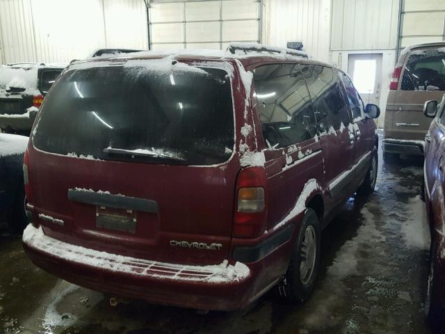 1GNDX03E04D171387 - 2004 CHEVROLET VENTURE MAROON photo 4