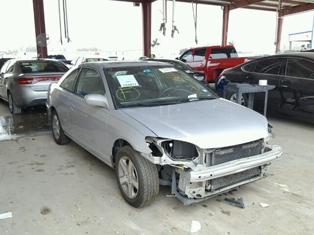 1HGEM22904L056916 - 2004 HONDA CIVIC EX SILVER photo 1