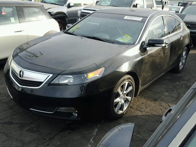 19UUA8F25CA003160 - 2012 ACURA TL BLACK photo 2