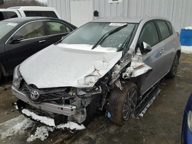 JTNKARJEXJJ559034 - 2018 TOYOTA COROLLA IM SILVER photo 2