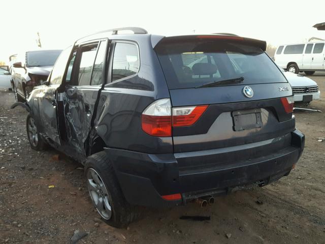 WBXPC93477WF06771 - 2007 BMW X3 3.0SI BLUE photo 3