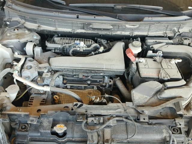 KNMAT2MV7GP695365 - 2016 NISSAN ROGUE S GRAY photo 7