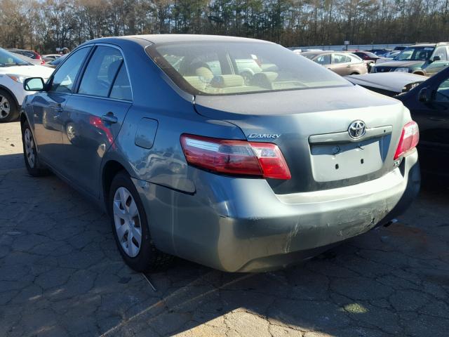 4T1BE46K97U584679 - 2007 TOYOTA CAMRY NEW GREEN photo 3