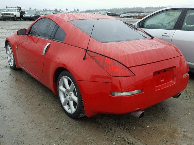 JN1AZ34E13T011094 - 2003 NISSAN 350Z COUPE RED photo 3