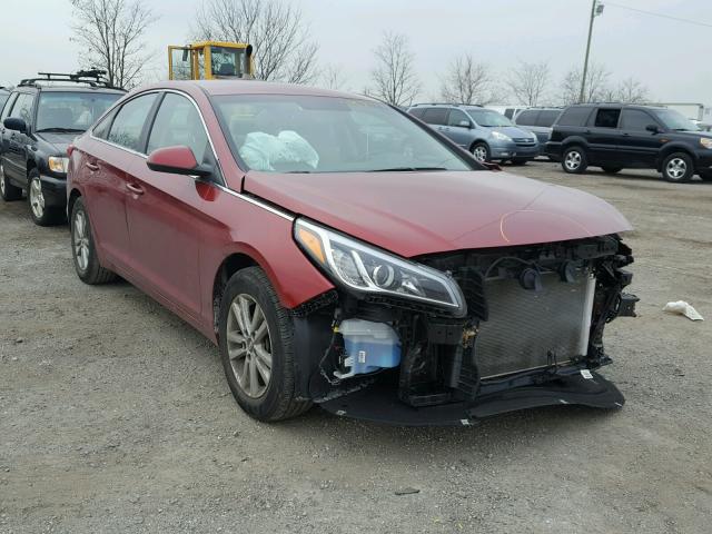 5NPE24AF6GH317515 - 2016 HYUNDAI SONATA SE RED photo 1